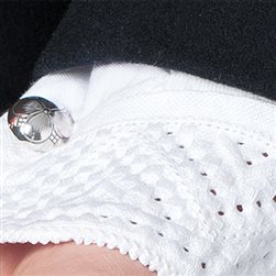 Mansjettknapp og broderi skjorte